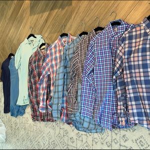 Mens Dress Shirts and Polos - Peter Millar, Vineyard Vines - Medium